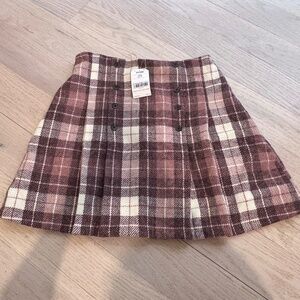 Plaid skirt